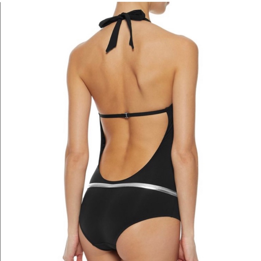 EUC La Perla ruched halter neck swimsuit - Picture 3 of 6